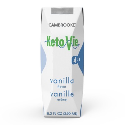 KetoVie 4:1 Oral Supplement Vanilla 8.3 oz. Carton