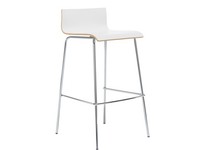 Moderner Designer Barhocker Mit Lehne Weiß Barstuhl Tresenhocker FüR KüCheninsel