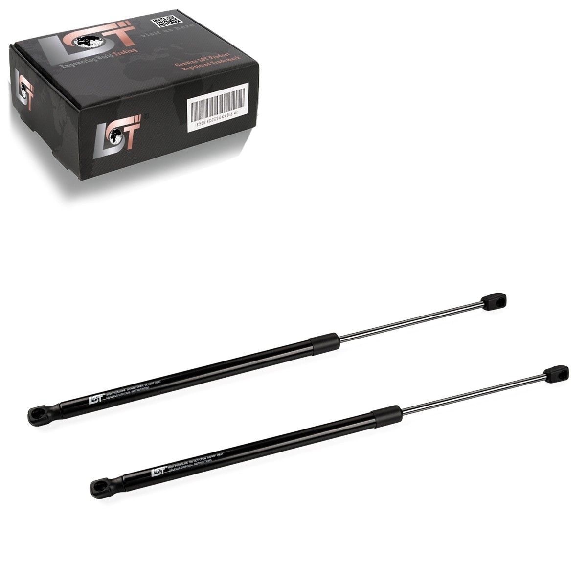 2x Gas Strut Hatch Damper Bonnet Strut Rear 530N for Dacia Lodgy Js 2012-