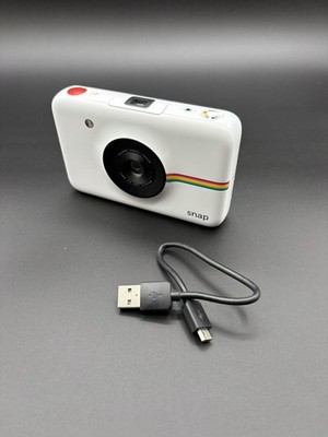 Polaroid Snap Instant Digital Camera White ZINK 10MP Untested Print