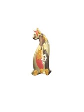 Vintage Enamel Cat Brooch Pin Multicolor with...