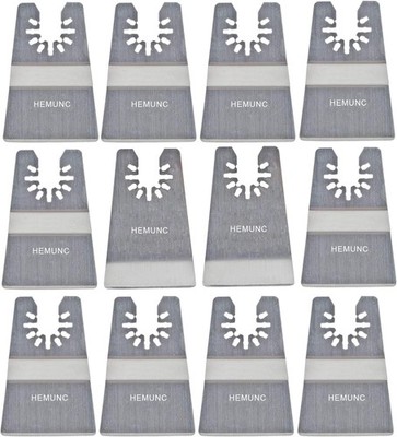 Oscillating Tool Scraper Blades Set, Include 12-Rigid & Flexible, SILVER 