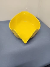 Revol France La Porcelaine Large Yellow Chicken Roasting Casserole Baking Dish