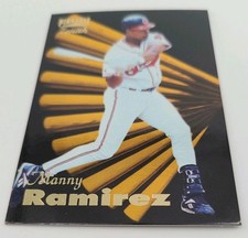1996 Pinnacle Manny Ramirez #34 Zenith Cleveland Indians Baseball Card