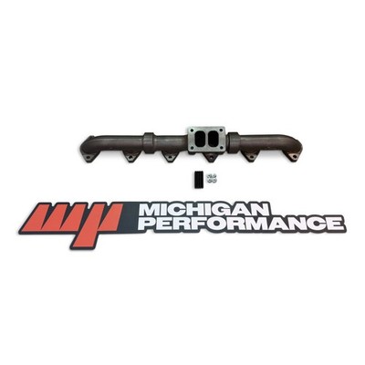 CAT 3406E C15 High Flow Exhaust Manifold + Turbo Studs Nuts Replaces 1469445
