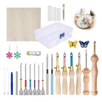 35-Teiliges Punch-Needle-Set, Punch-Needle-Werkzeug, Verstellbare Punch-Nee7395