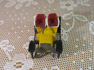 Rami JMK 1:43 Luc Court Course 2 Baquets 1901 - Voiture Miniature Jaune France
