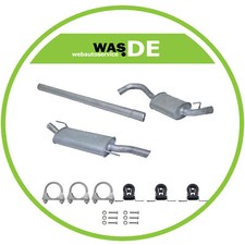 Auspuffanlage Auspuff VW GOLF 3 III 1.8 Schrägheck Cabrio 1991-2000+Anbaukit