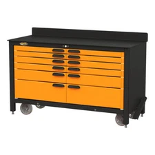 Swivel Storage Solutions PRO603512 12-Drawer 60-Inch Rolling Workbench