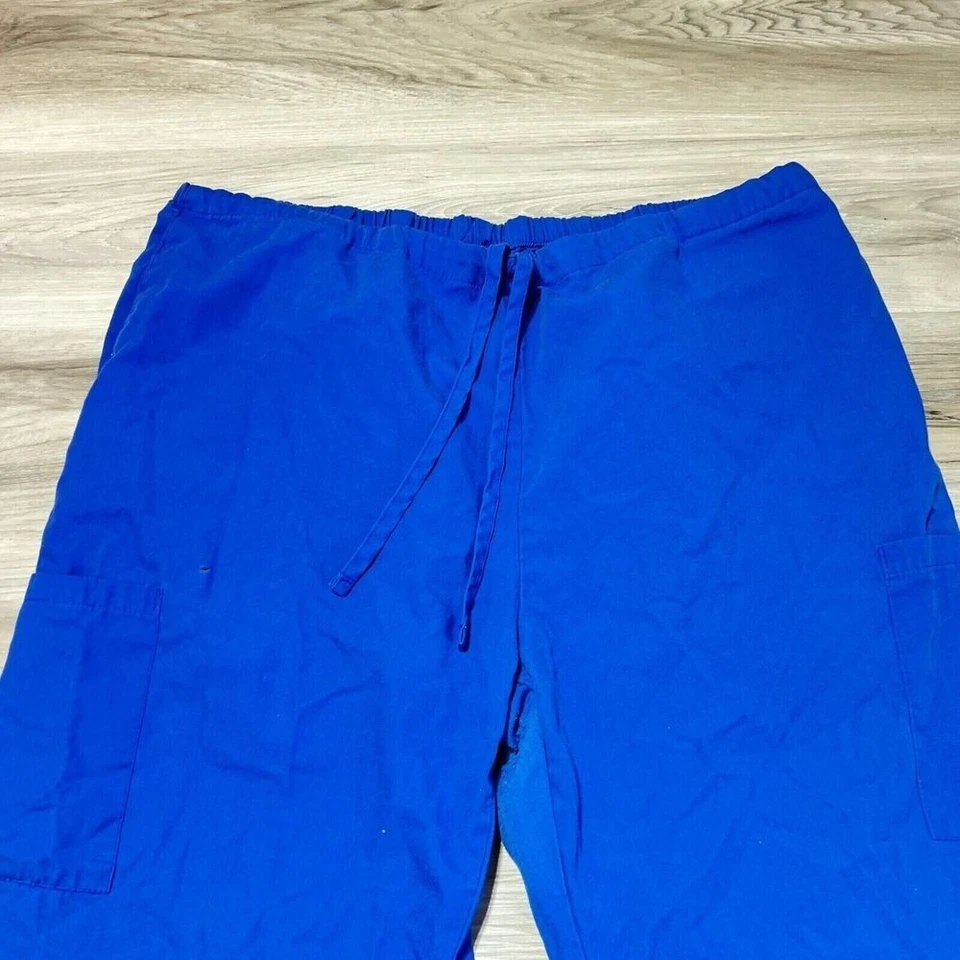 Pantalones Médicos Moda Seal Healthcare Para Mujer XL R Azul Bolsillos Uniforme de Empleado Foto 3 de 4