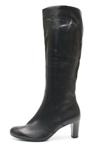 gabor black leather knee high boots