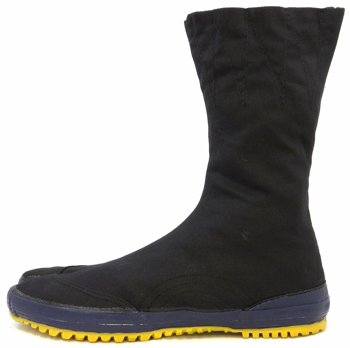 Japanese Rikio JIKA TABI Boots Ninja Shoes High Cut Black 10