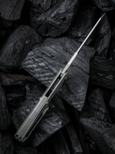 WE Reiver Limited Edition 3.97" CPM S35VN Gray Titanium Folding Knife WE16020-1 - Picture 3 of 7