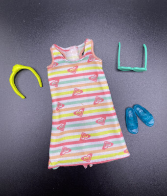 Mattel Barbie Doll Clothing ~ Fashionistas ~ Roxy ~ CURVY GIRL SUNDRESS ~ Bundle