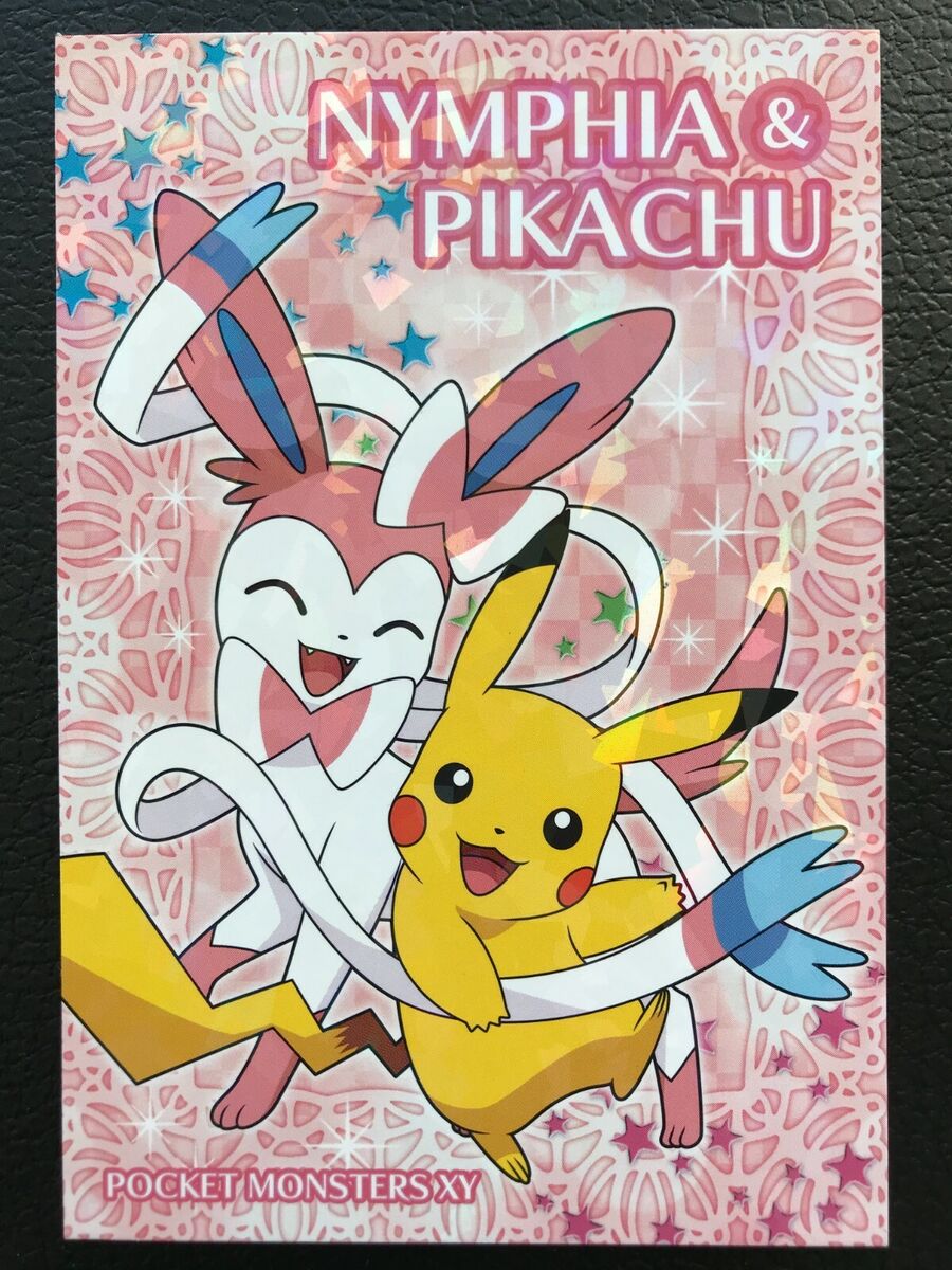 Pikachu Sylveon Bromide Card Holo Pokemon X Y Japanese Pikachu Sylveon Bromide Card Holo Pokemon X Y Japanese