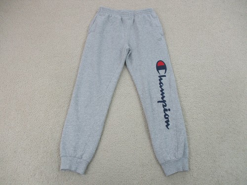 Champion Pants Boys Large Gray Blue 