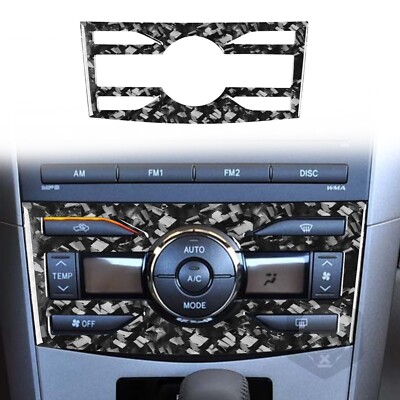 Forged Carbon Fiber Central AC Climate Control Cover For Toyota Corolla 07-13
