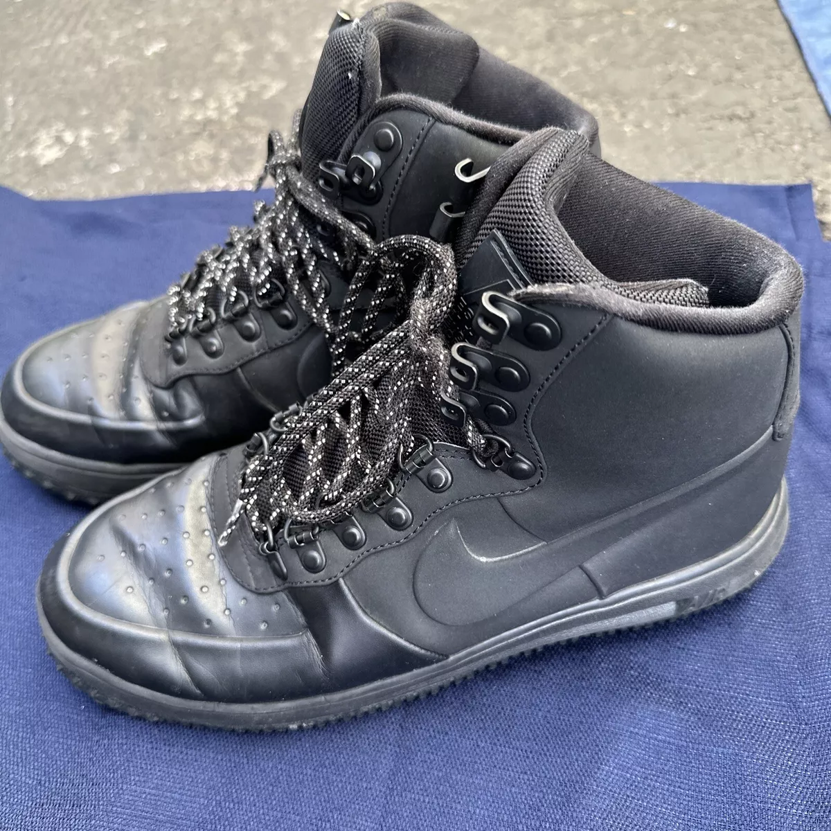 Nike lunar force 1 duckboot all black shop