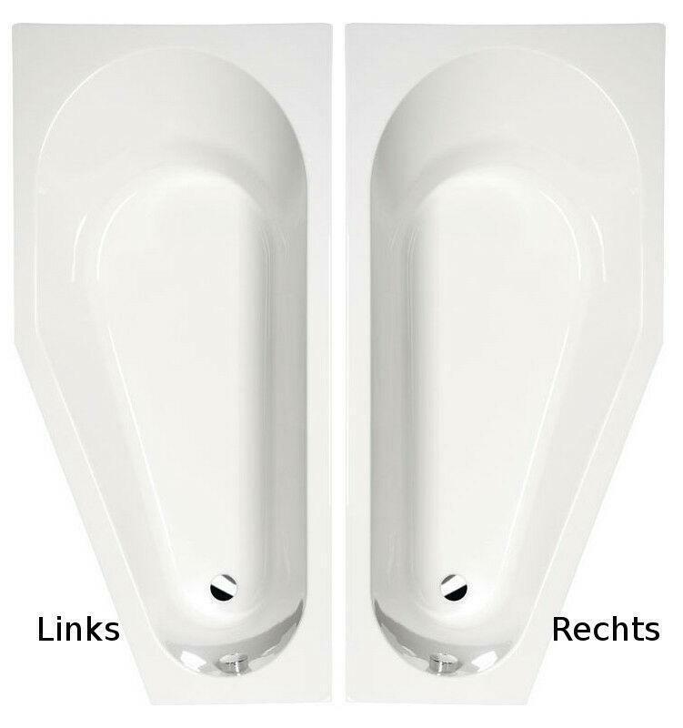 Raumspar Badewanne Tigra LinksRechts 150 160 170 Schürze u. Zubehör möglich