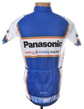 Maillot Cycliste Vintage Panasonic Isostar 1989 - Taille M/L - Manches Courtes