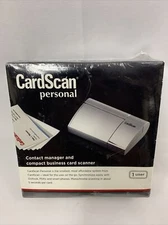 CardScan Personal Compact Business Card Pass-Through Scanner New Sealed