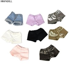 Fashion Denim Jeans Leather Shorts For 11.5" Girl Doll Clothes Outfits For Blyth
