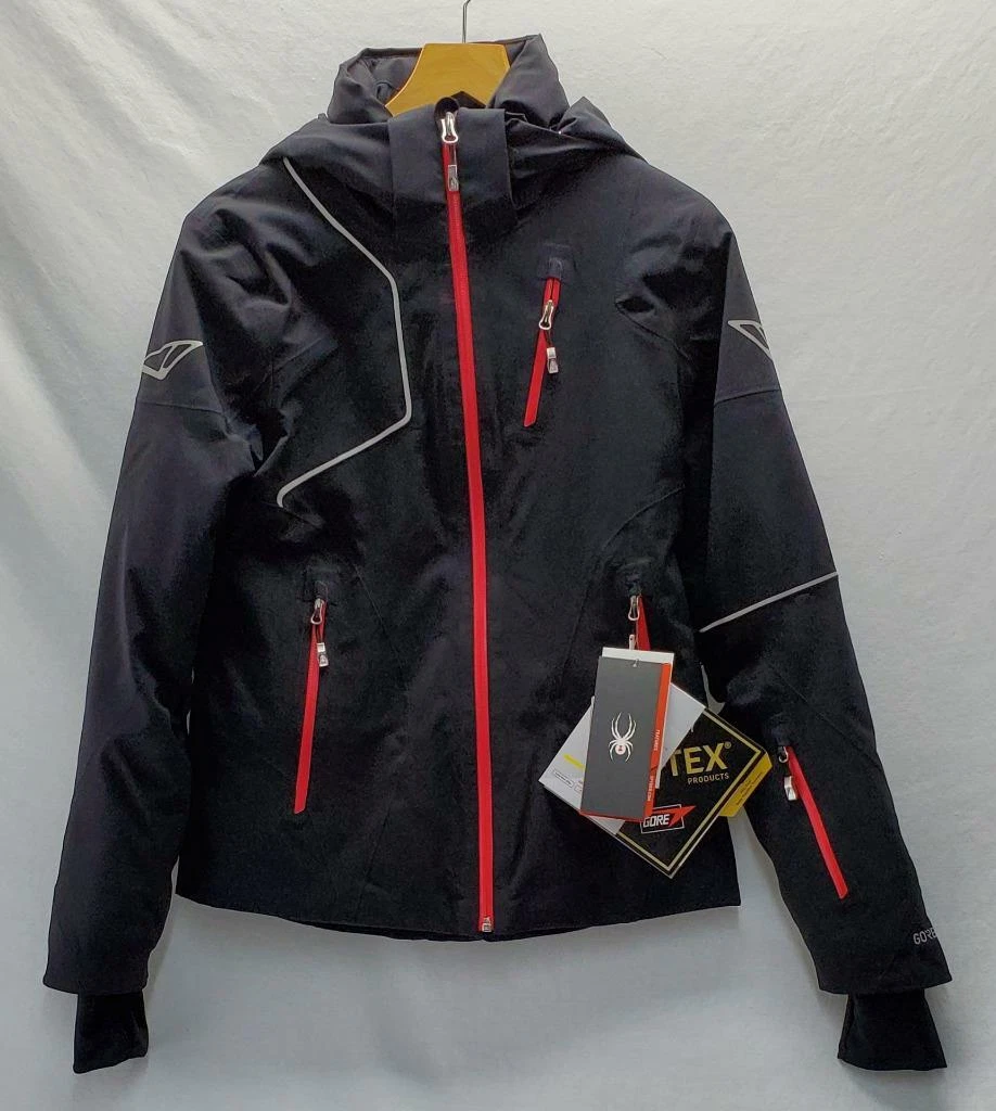 Spyder Hera Womens Snow Ski Jacket Black Hibiscus 8 NEW