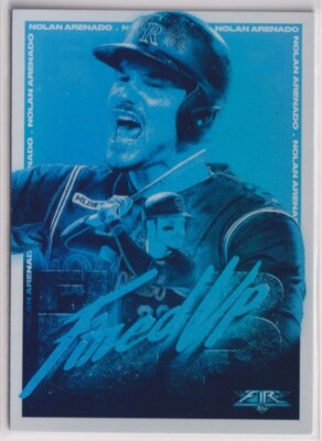 2020 Topps Fire Fired Up Blue Chip #FIU10 Nolan Arenado