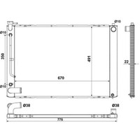 NRF 53974 KüHler MotorküHler WasserküHler MotorküHlung