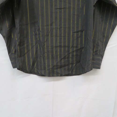 Wrangler Western Shirts Gray Snap Pinstripe Long Sleeve Pockets Size Large - Picture 9 of 10