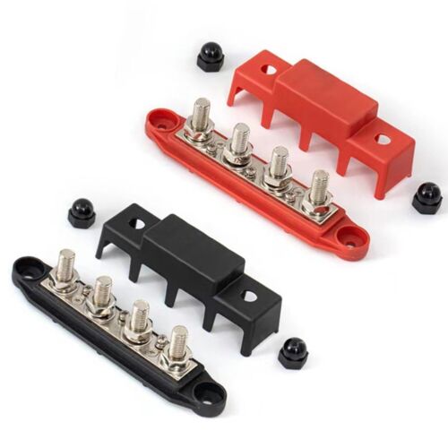 ✅12V Power Distribution Block 250A Covered-Busbar Terminal Block Binding-Post - Picture 1 of 39