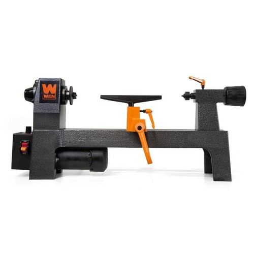 3.2 Amp 8 in. x 13 in. Variable Speed Mini Benchtop Wood Lathe - Picture 4 of 5