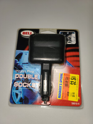 Bell 12V Car Power Outlet Splitter   Dual Socket Adapter for Car DC Devices