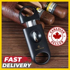 V-Cut Cigar Cutter Sharp Stainless Steel Blade Guillotine Pocket Cutting Tool