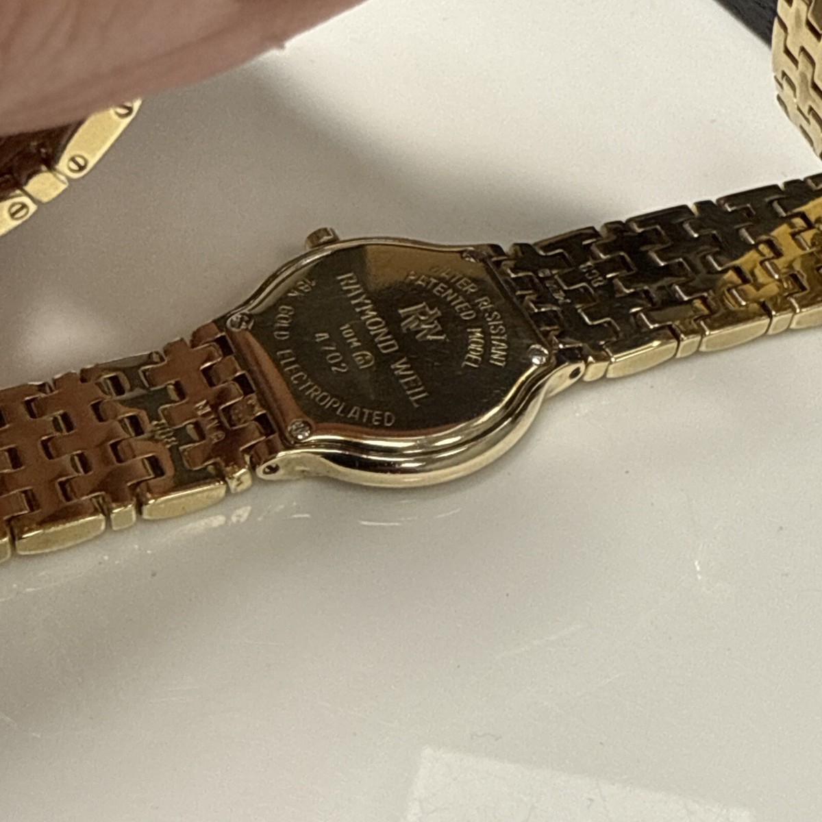 Raymond Weil Ladies Watch 4702 Fidelio 18K Gold plated Fits