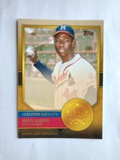 2012 Topps Baseball Golden Greats GG-52 Hank Aaron