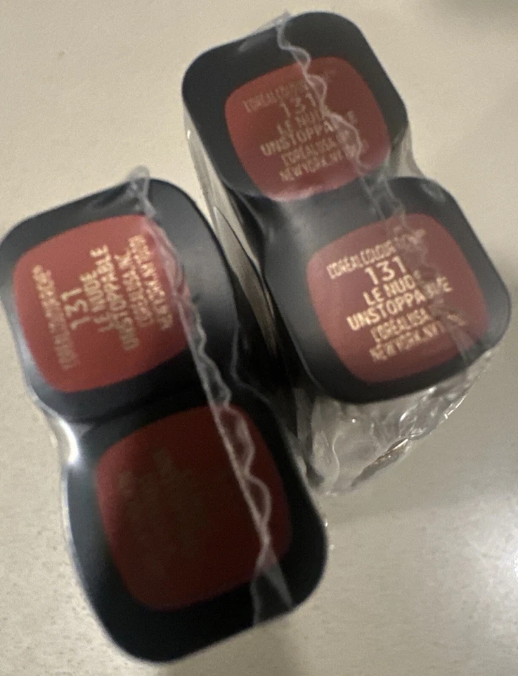 LOT OF 4 - L'OREAL PARIS INTENSE VOLUME MATTE LIPSTICK- 131 Le NUDE UNSTOPPABLE - Image 3 of 3