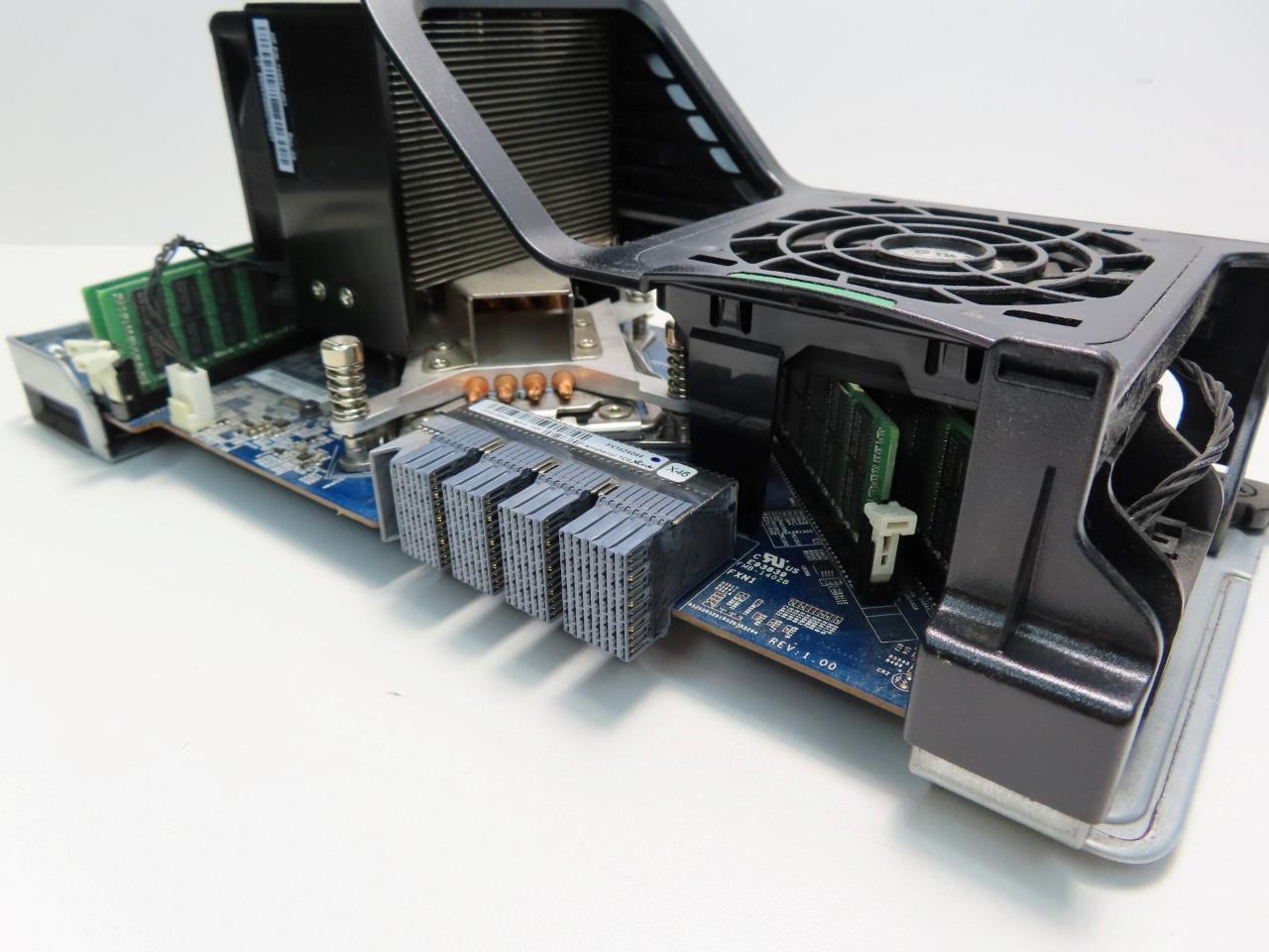 HP Z640 CPU RISER BOARD W/XEON E5-2667 V3 8-CORE 3.2GHZ SR203 W/4X16GB ...