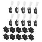 1 Set Garden Flag Rubber Stoppers Anti- Wind Clips Garden Flag Accessories UK