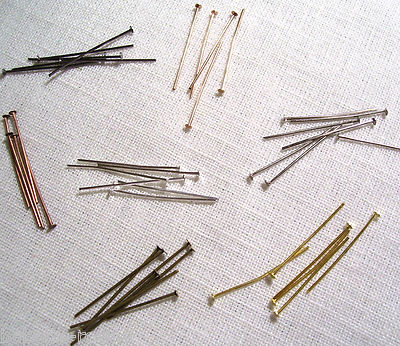 NAGEL FLACHKOPF ** 0,7 mm x 3 cm ** Farbe und Menge wählbar - Perle