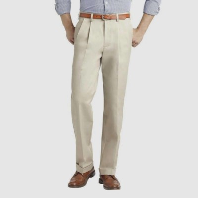 Men's Callaway Golf Pants 34x32 Silver Lining Pleated Bagged Golf Slacks