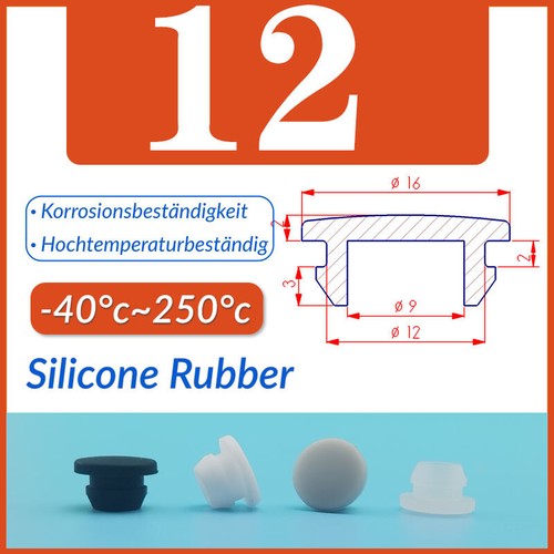 2.5mm-60.6mm Silicone Rubber Grommet Plug Bungs Cable Wiring Protect Bushes - Picture 28 of 63