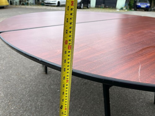 Event Party Folding Oval Table 185cm x 150cm x 75cm - Picture 6 of 6