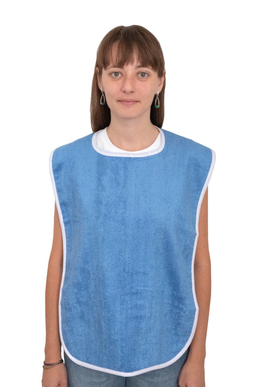 ADULT BIB 100 TERRY CLOTH COTTON BIBS REUSABLE MACHINE WASHABLE eBay