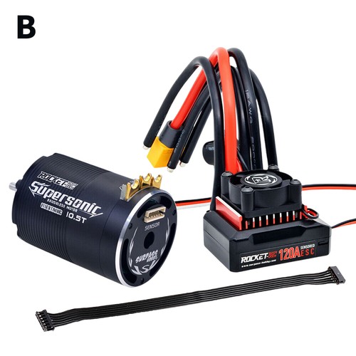 540 RC Brushless Motor and ESC 120A Combo for 1/10 Off-road Buggy Racing Car - Picture 15 of 17
