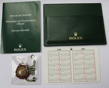 ROLEX  CALENDAR WALLET  BOOKLET & TAG SET  FROM 2006  WATCH GUARANTEED GENUINE