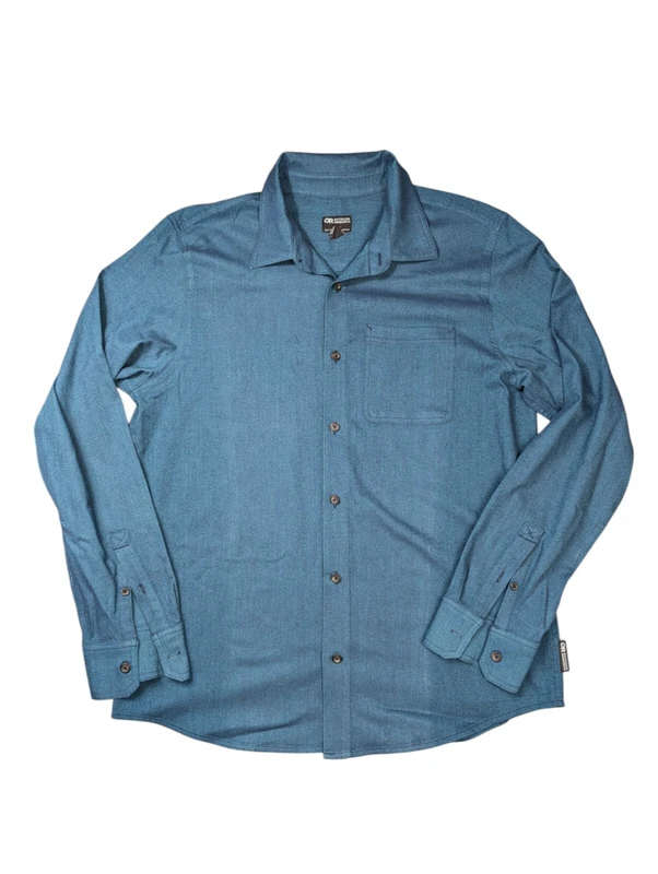 outdoor-research kulshan button up long sleeve front pocket shirt