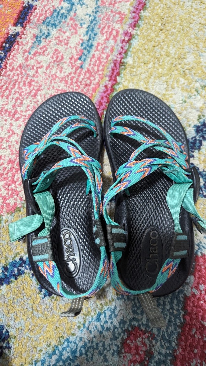 Chaco ZX/1 Ecotread Sandals Kids Youth Sandals Size 3 US Mint Leaf