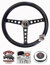 1964-66 Le Mans Tempest Grand Prix Catalina Steering Wheel 14 12 Classic Black 1964-66 Le Mans Tempest Grand Prix Catalina Steering Wheel 14 12 Classic Black
