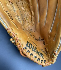 Wilson Split Hinge 21125 Snap Action Ron Guidry Brown Leather Baseball Glove RHT